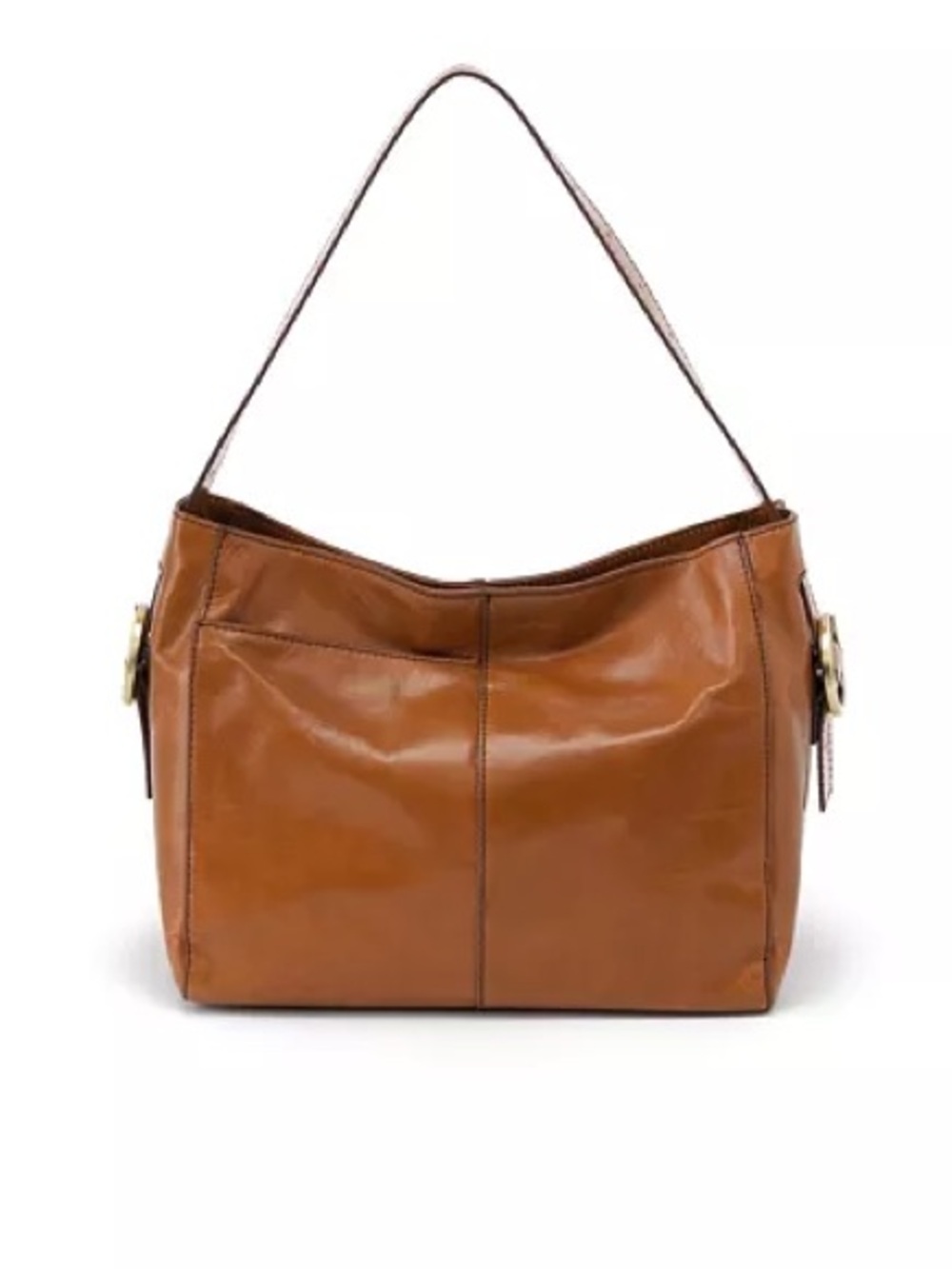 Hobo Render Tan Leather Shoulder Bag